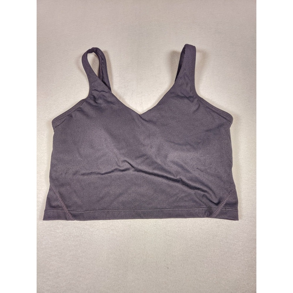 Black Sports Bra Wireless Full Coverage Womens Small Athletic Fitness-unbranded‎